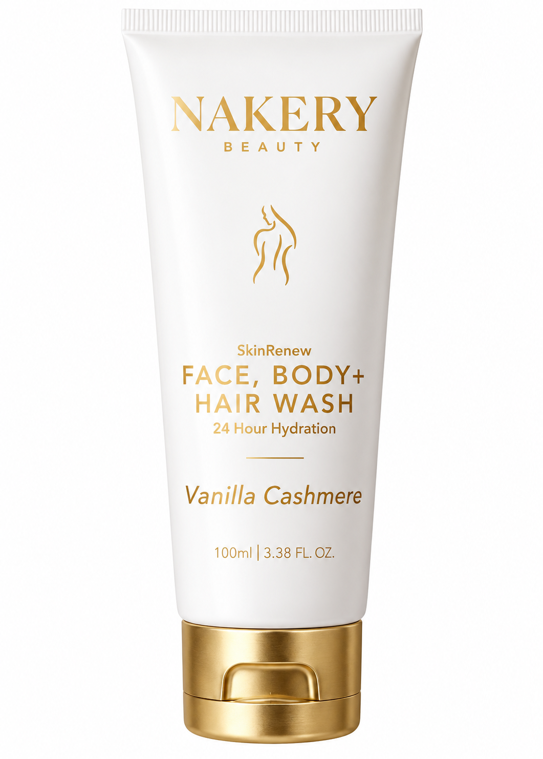 Nakery Beauty Vanilla Cashmere Face, Body + Hair Wash